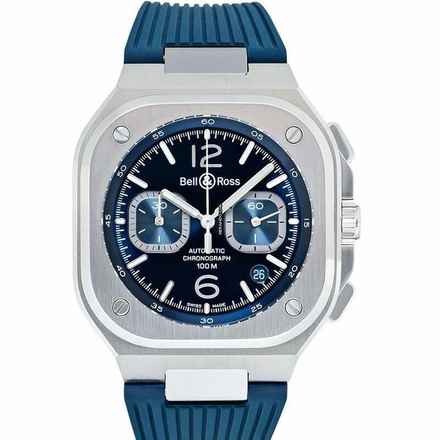  Bell & Ross BR 05 BR05C-BU-ST/SRB - Instruments Br 05 Chrono Blue Steel Men's Watch </h1> 