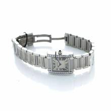 Thumbnail von Cartier Tank Française W4TA0008 - Tank Francaise Silver Dial Ladies Watch </h1>