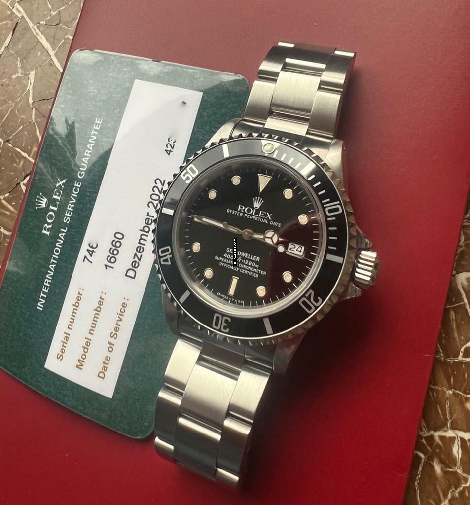  Rolex Sea-Dweller 16660 Sea-Dweller CNEXO 13 Triple 6 Extrem Rare Taucher-Kollektion aus 1984 ( Comex)  