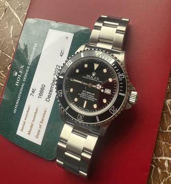  Rolex Sea-Dweller 16660 Sea-Dweller CNEXO 13 Triple 6 Extrem Rare Taucher-Kollektion aus 1984 ( Comex)  