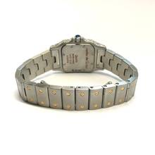Thumbnail von Cartier Santos Galbée 24mm Quartz 2 Tone 4.08TCW Diamond Watch NEW Model </h1>