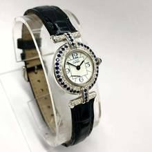 Thumbnail von Cartier COLISÈE 24mm GP Silver DIAMONDS & Blue SAPPHIRES Watch </h1>