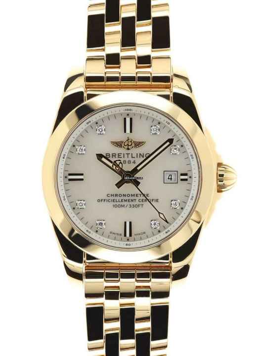  Breitling Chrono Galactic Ladies Wristwatch Diamond Galactic 29 Certifie Chronometre officially certified H7234812/A792  