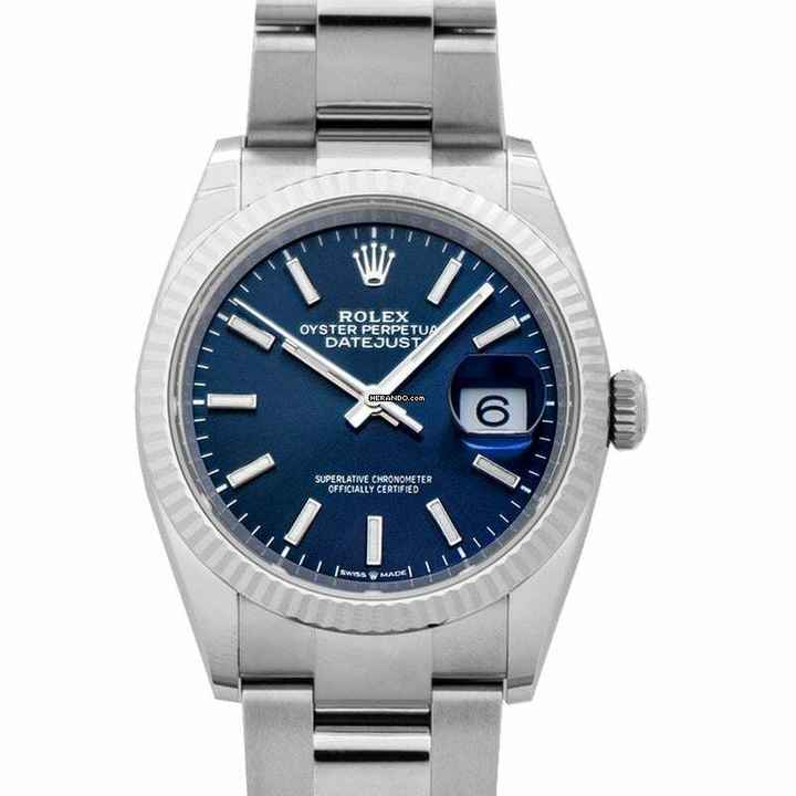  Rolex Datejust 36 126234-0018 - Datejust 36 Automatic Blue Dial Oyster Ladies Watch </h1> 