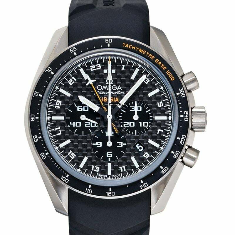  Omega Speedmaster HB-SIA 321.92.44.52.01.001 - Speedmaster Co-Axial GMT Chronograph Numbered Edition Black Dial Tit </h1> 