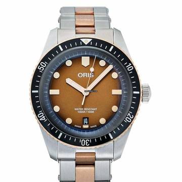  Oris Divers Sixty Five 01 733 7707 4356-07 8 20 17 - Divers Automatic Brown Dial Bronze Men's Watch </h1> 