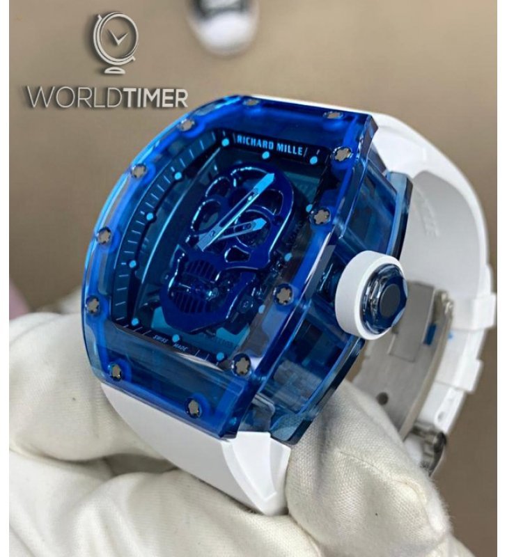 Richard Mille [NEW] RM 52-04 Blue Sapphire Skull Tourbillon