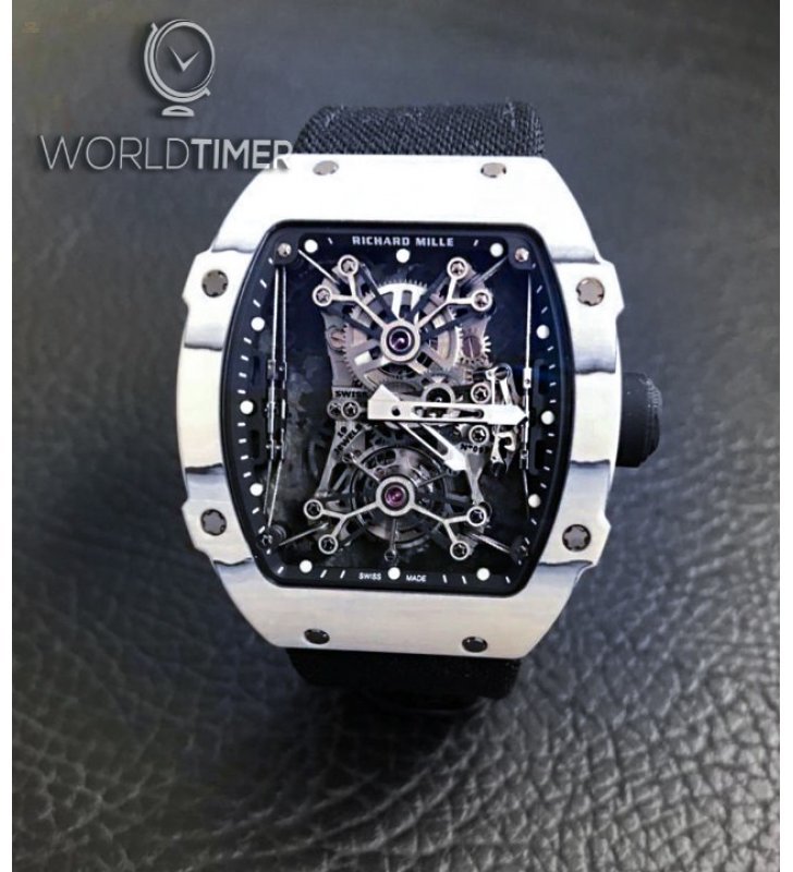 Richard Mille [LIMITED 5 PIECE] RM 27-01 Rafael Nadal Tourbillon White Quartz TPT Limited Edition of 5 Pieces Only!! 限量5支!!  2018 Paper, LIKE NEW CONDITION Watch with Box and Paper Full Set!!