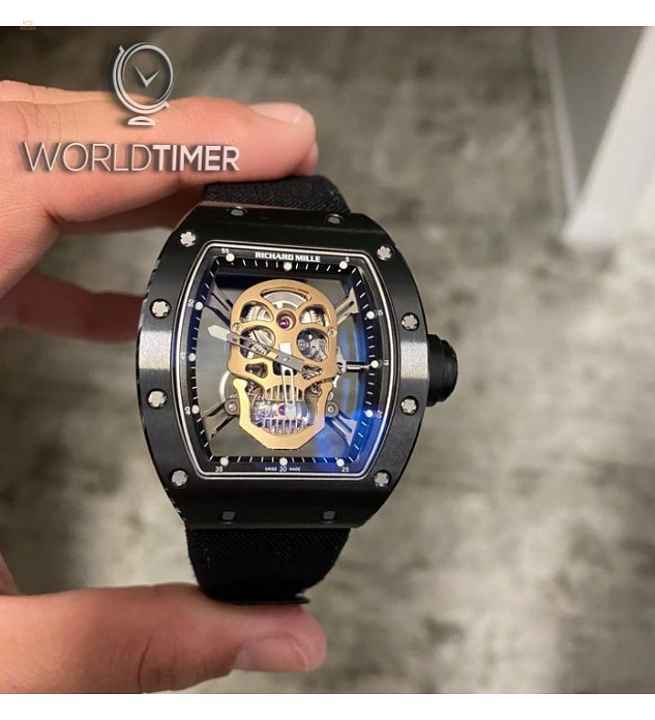 Richard Mille [LIKE NEW] RM 52-01 Tourbillon Skull Nano Ceramique