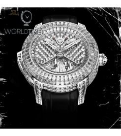 Jacob & Co. 捷克豹 [NEW] Rasputin Tourbillon 47.6mm White Gold CT200.30.BD.UE.A (Retail:HK$18,920,000)
