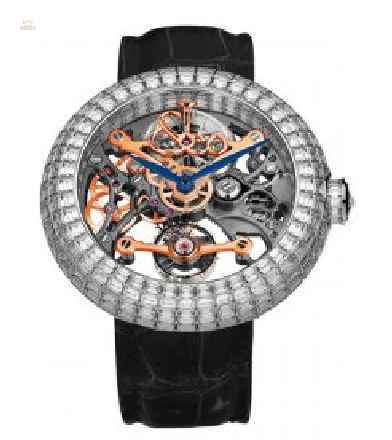 Jacob & Co. 捷克豹 [NEW][LIMITED 18 PIECE] Brilliant Skeleton Baguette BS533.40.BD.CB.A (Retail:HK$2,481,700)
