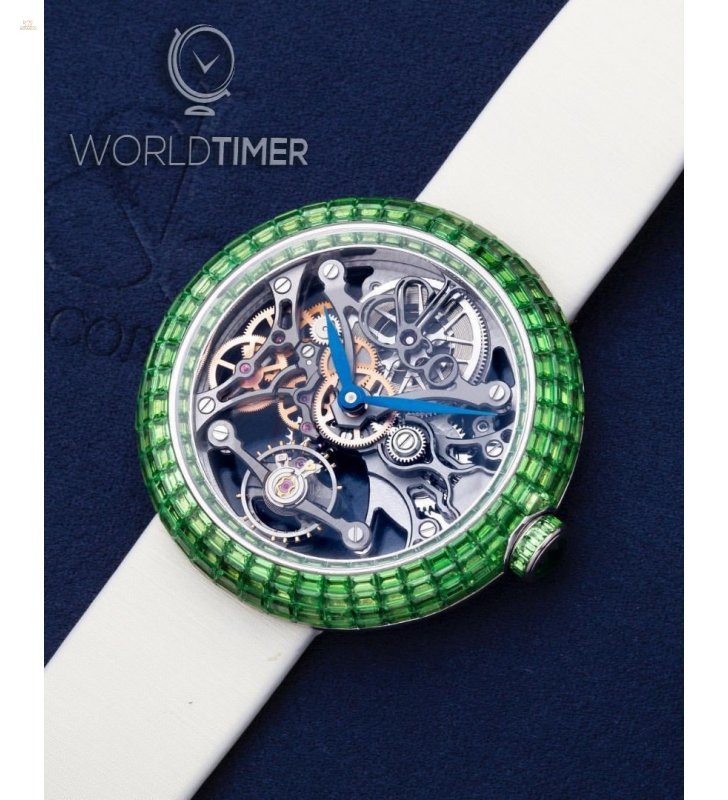 Jacob & Co. 捷克豹 [NEW][LIMITED 18 PIECE] Brilliant Skeleton Baguette Green BS531.30.BZ.BB.ASB4A (Retail:HK$2,243,100)