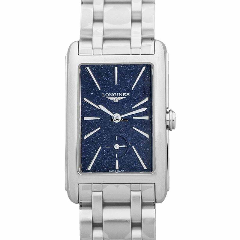 Longines DolceVita L55124936 - DolceVita Stainless Steel Quartz Blue Dial Ladies Watch </h1>