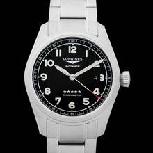 Thumbnail von Longines Spirit L38114539 - Spirit Prestige Edition Stainless Steel Automatic Black Dial Men's Watch </h1>