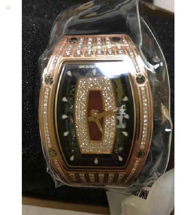 Richard Mille [NEW+RARE] RM 07-01 Ladies Rose Gold Med Set Diamond Watch