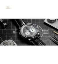 Thumbnail von A. Lange & Söhne [NEW][LIMITED 100 PIECE] 424.038 Triple Split White Gold Grey Dial Watch