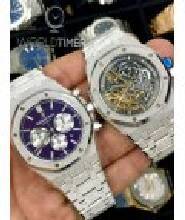 Thumbnail von Audemars Piguet [NEW] Royal Oak 41mm Double Balance Wheel Openworked Frosted White Gold 15407BC