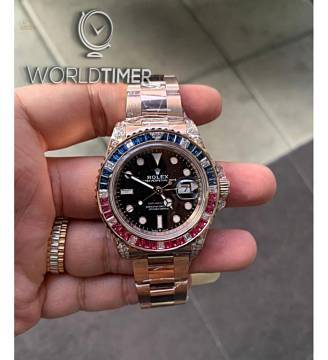 Rolex [NEW] GMT-MASTER II 126755SARU Rose Gold Automatic Watch