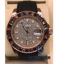Thumbnail von Rolex NEW-全新 Yacht-Master 116695SATS Full Pave Diamond 40mm Watch