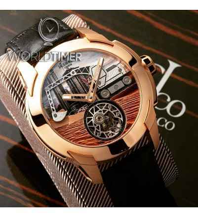 Jacob & Co. 捷克豹 [NEW][LIMITED 18 PIECE] Pioneer Tourbillon PI422.40.AB.AB.A (Retail:HK$1,672,000)