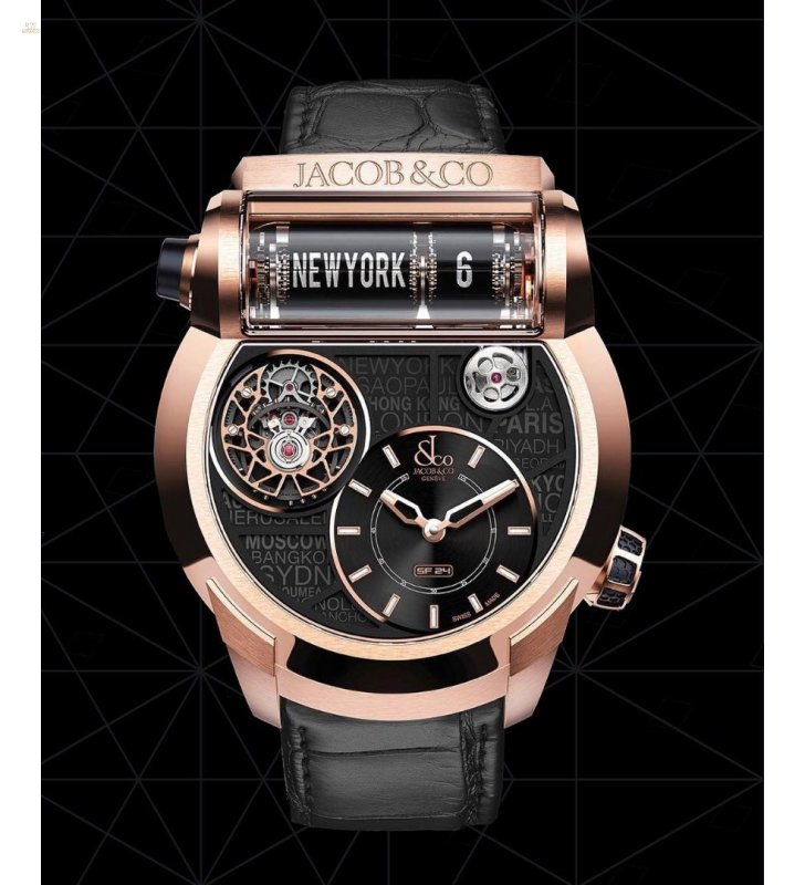 Jacob & Co. 捷克豹 [NEW] Epic SF24 Rose Gold Tourbillon ES102.40.NS.LC.A (Retail:HK$1,672,000)