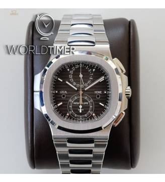 Patek Philippe [2019 NEW] Nautilus Travel Time Steel Chronograph 5990/1A