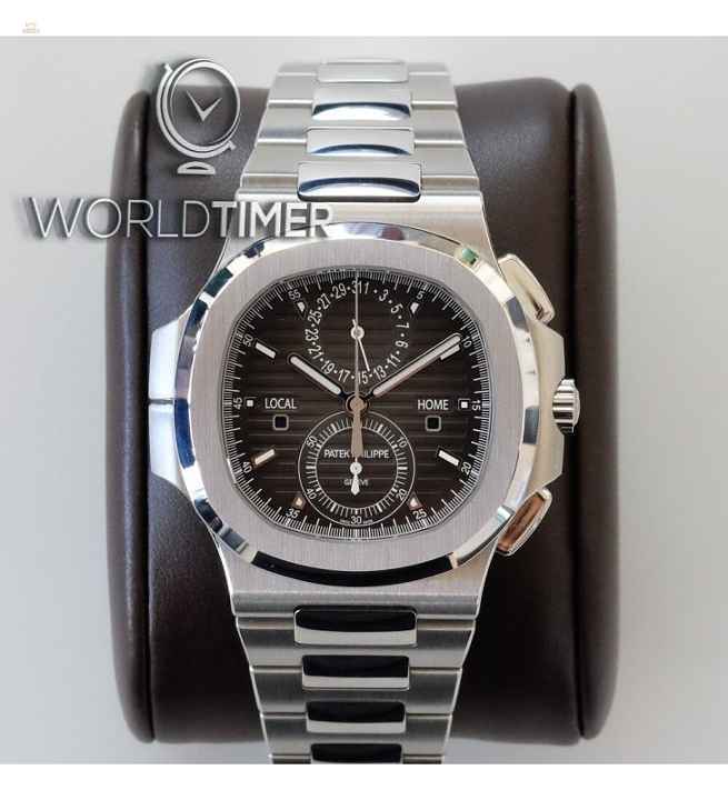 Patek Philippe [2019 NEW] Nautilus Travel Time Steel Chronograph 5990/1A