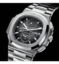 Thumbnail von Patek Philippe [2019 NEW] Nautilus Travel Time Steel Chronograph 5990/1A