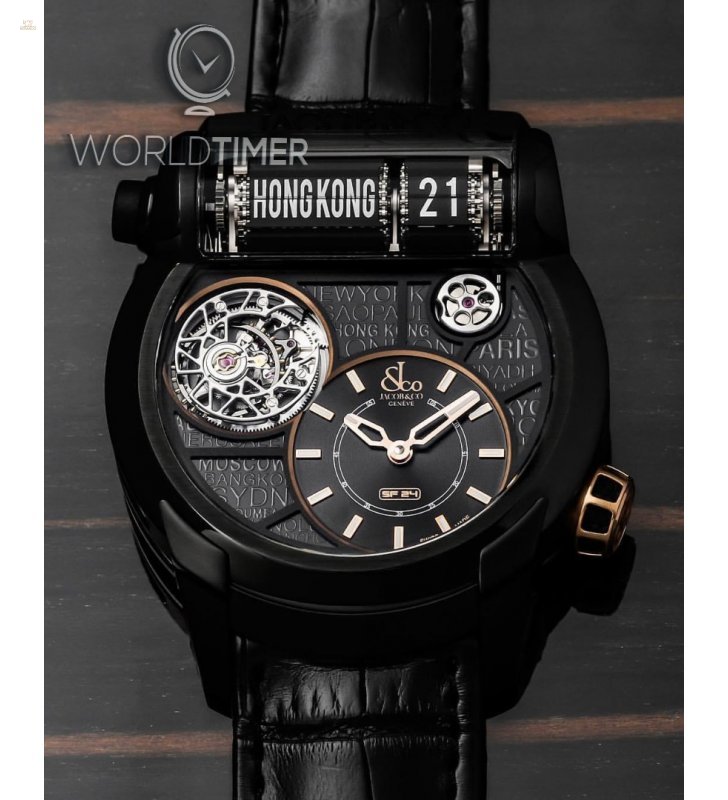 Jacob & Co. 捷克豹 [NEW] EPIC SF24 Tourbillon Titanium Automatic ES102.24.NS.LC.A (Retail:HK$1,540,000)