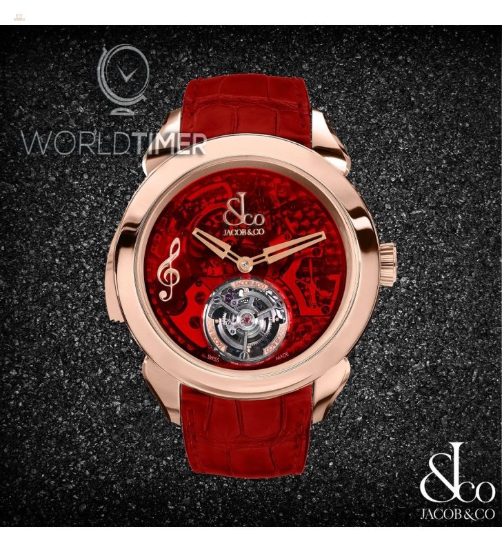 Jacob & Co. [NEW][LIMITED 12 PIECE] Palatial Flying Tourbillon Minute Repeater PT520.40.NS.QR.A (Retail:HK$2,529,500)
