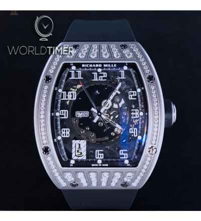 Richard Mille [NEW] RM 023 Titanium Med Set Diamonds