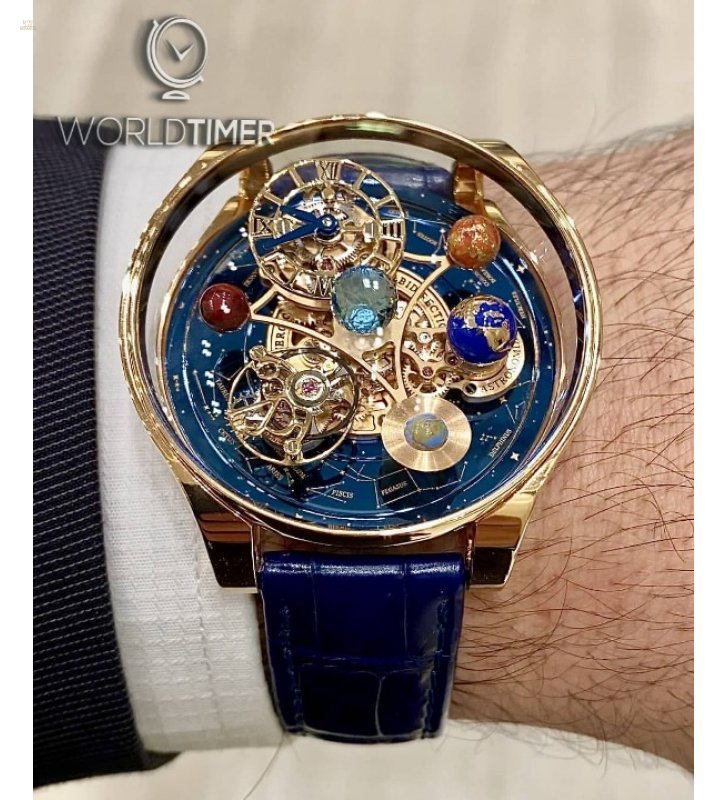 Jacob & Co. 捷克豹 [NEW MODEL] Astronomia Solar Planets Tourbillon (Retail:HK$2,939,900)