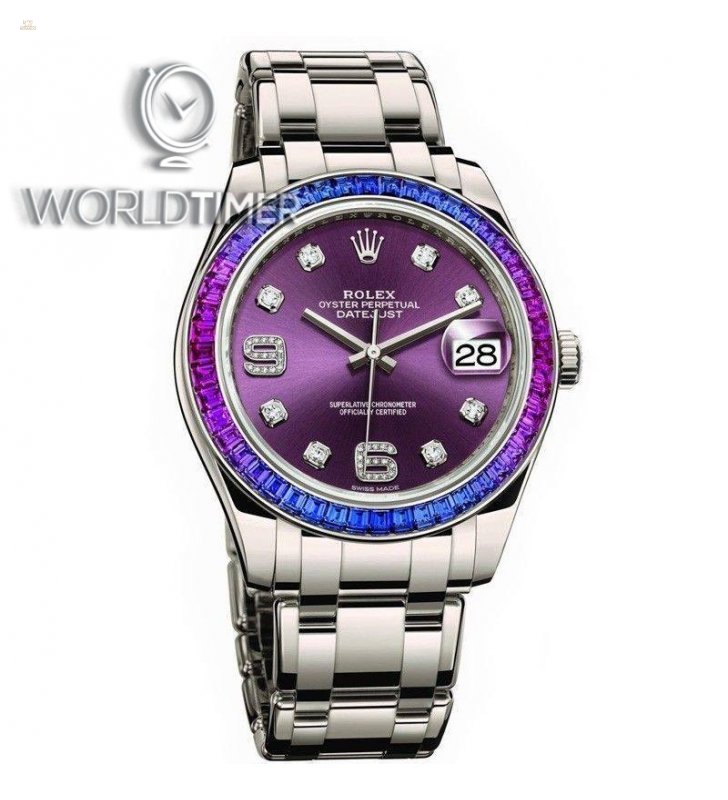 ROLEX [NEW] OYSTER PERPETUAL DATEJUST PEARLMASTER 39mm LADIES 86349SAFUBL