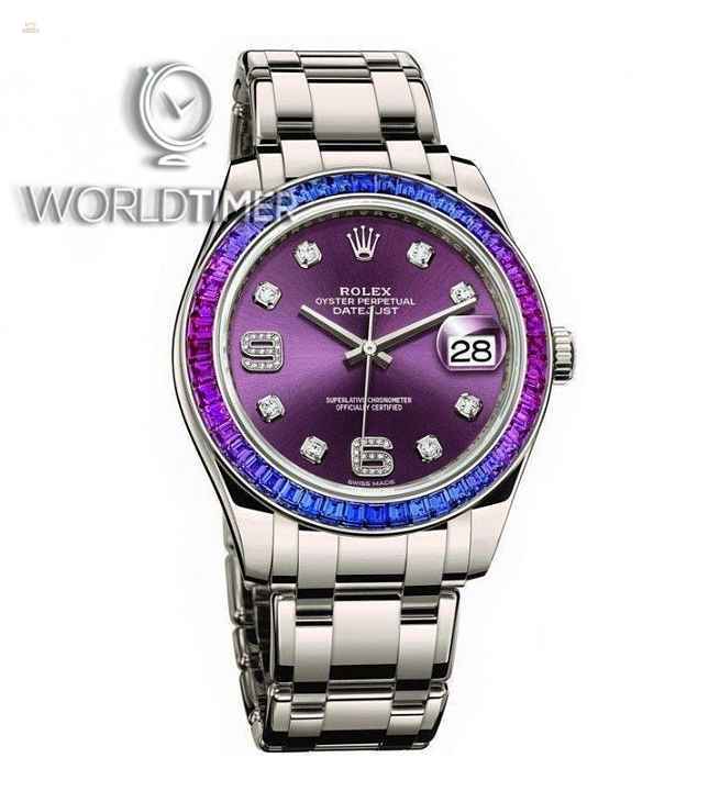 ROLEX [NEW] OYSTER PERPETUAL DATEJUST PEARLMASTER 39mm LADIES 86349SAFUBL