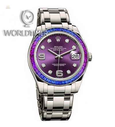 ROLEX [NEW] OYSTER PERPETUAL DATEJUST PEARLMASTER 39mm LADIES 86349SAFUBL