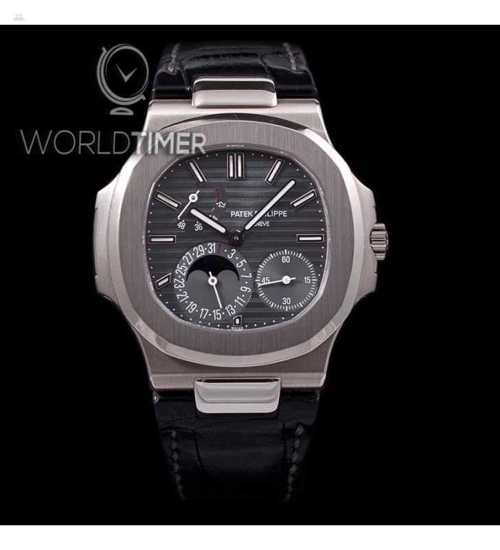 Patek Philippe [NEW] WG Power Reserve Moonphase Nautilus B&P 5712G (Retail:HK$325,900)