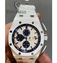Thumbnail von Audemars Piguet [2014 LIKE-NEW] 26402CB Royal Oak Offshore Chronograph White Ceramic Watch