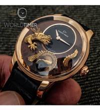 Thumbnail von JAQUET DROZ [NEW] Petite Heure Minute Relief Dragon J005023292 (Retail:CHF 76'500)