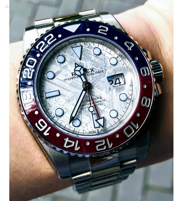 Rolex [2019 NEW MODEL][2019年最新款] GMT-Master II 126719BLRO Meteorite Dial