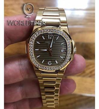 Patek Philippe [NEW] Ladies Nautilus Rose Gold Brown Dial 7010/1R-012
