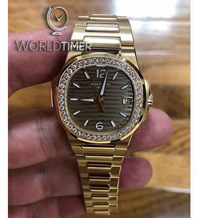 Patek Philippe [NEW] Ladies Nautilus Rose Gold Brown Dial 7010/1R-012