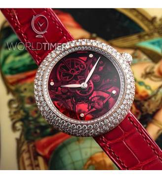 Jacob & Co. 捷克豹 [NEW][LIMITED 101 PIECE] Brilliant Skeleton Northern Lights Rose Gold BS431.40.RD.QR.A (Retail:HK$754,100)