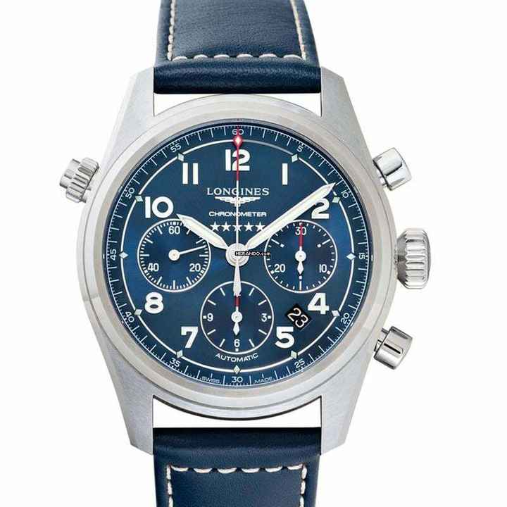  Longines Spirit L38204930 - Spirit Chronograph Stainless Steel Automatic Blue Dial Men's Watch </h1> 