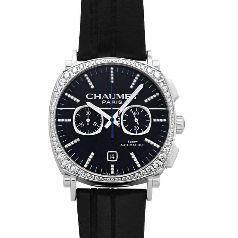  Chaumet Dandy W11190-30F - Dandy Chronograph Black Dial Leather </h1> 