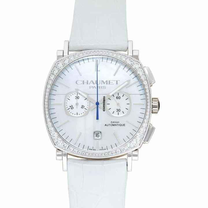  Chaumet Dandy W11191-30G - Dandy Automatic White Dial 18kt White Gold Unisex Watch </h1> 