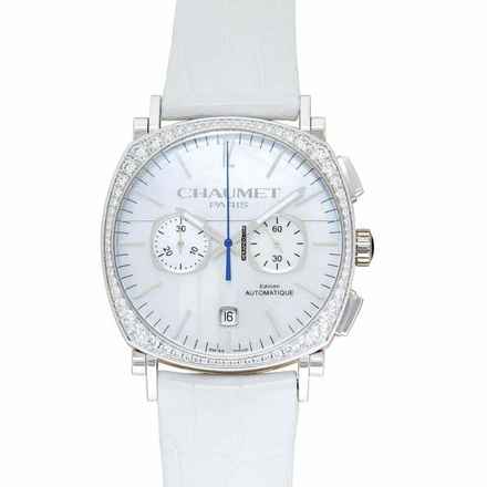  Chaumet Dandy W11191-30G - Dandy Automatic White Dial 18kt White Gold Unisex Watch </h1> 