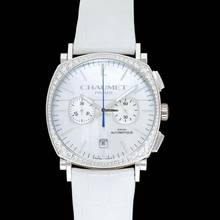 Thumbnail von Chaumet Dandy W11191-30G - Dandy Automatic White Dial 18kt White Gold Unisex Watch </h1>