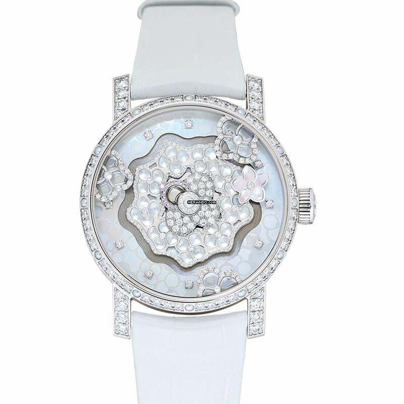  Chaumet W20199-BC2 - Hortensia Creative Complication Ladies Watch 41mm / Leather </h1> 