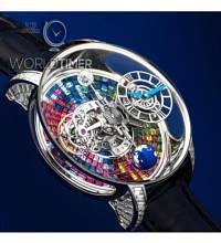 Thumbnail von Jacob & Co. 捷克豹 [NEW][UNIQUE] Astronomia Tourbillon Baguette Arlequino AT800.30.BD.UC.A (Retail:HK$8,800,000)