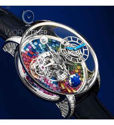 Jacob & Co. 捷克豹 [NEW][UNIQUE] Astronomia Tourbillon Baguette Arlequino AT800.30.BD.UC.A (Retail:HK$8,800,000)